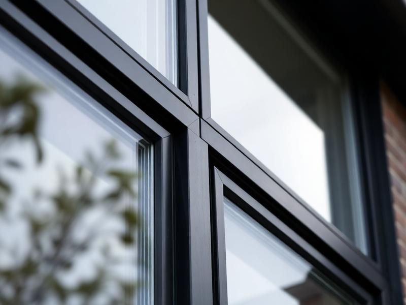 Hoogwaardige zwarte aluminium kozijnen