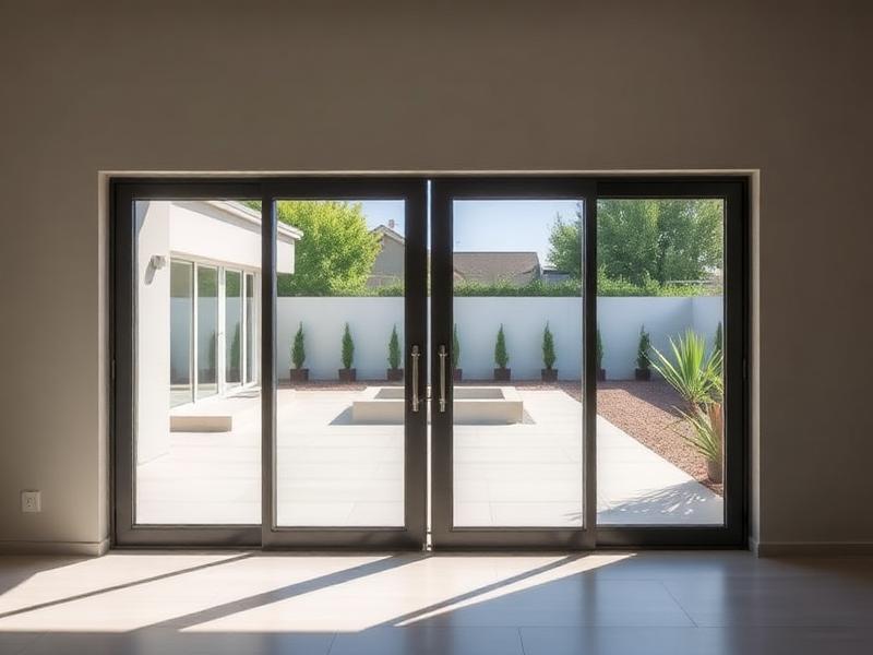 Grote schuifpui van een moderne woning